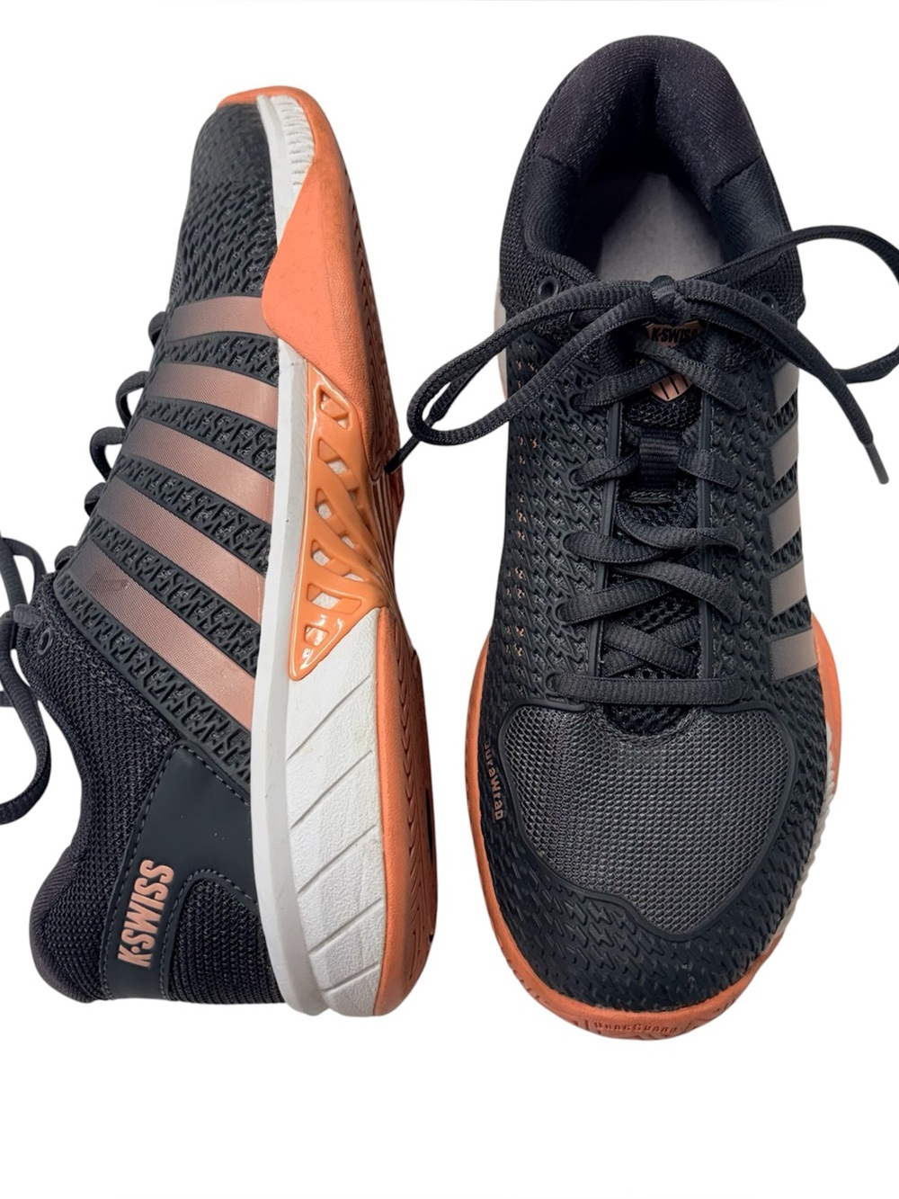 K-Swiss Pickleball Sneakers Express Light Women’s 7.5 Grey Peach Shoes